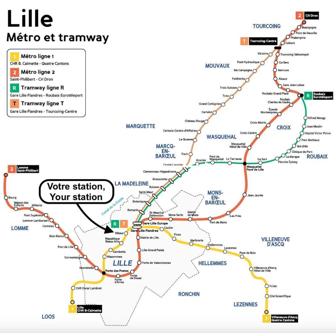Duplex Next To Grand Place Lille Luaran gambar